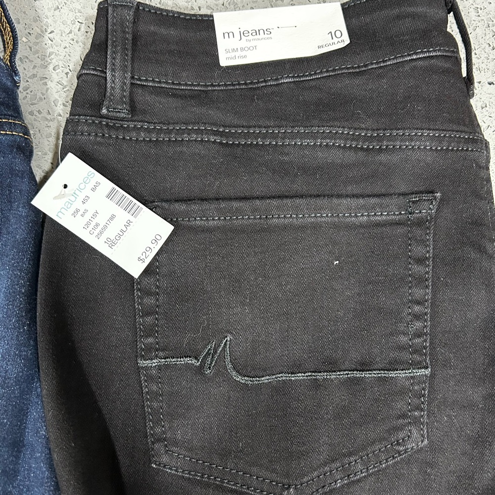 Maurices Black Bootcut Jeans for Women’s